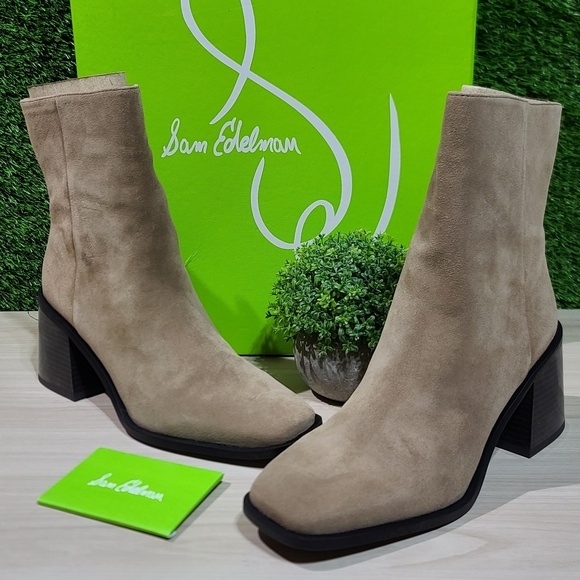 Sam Edelman Shoes - Sam Edelman Winnie Taupe Bootie - US Women's 8.5 M New